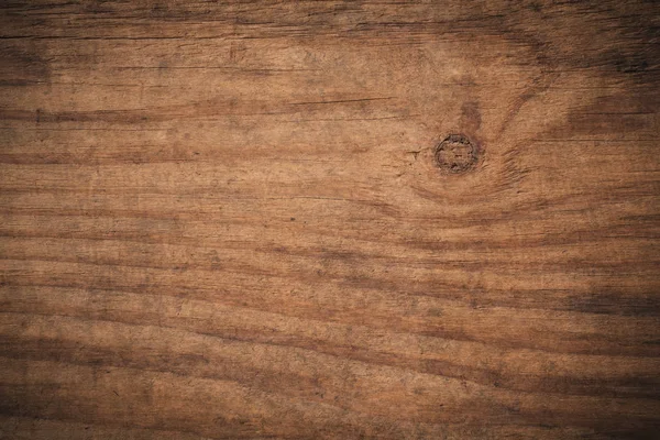 Vieux grunge fond en bois texturé foncé, La surface de la vieille texture en bois brun, vue de dessus boiseries marron — Photo