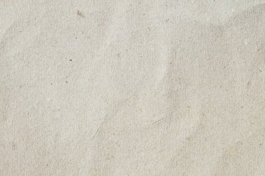 Geri dönüşümlü kahverengi kağıt buruşmuş doku, arka plan için eski kağıt yüzeyi