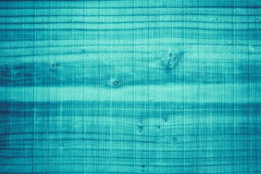 Arka plan için mavi ahşap doku. Mavi ahşap masanın üst görüntüsü