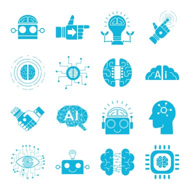 Yapay zeka basit ince çizgi simge kontur ve renk düzenlemek kolay ayarla