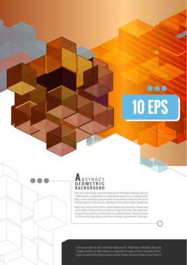 Alan Bg ile geometrik grafik şablon düzeni