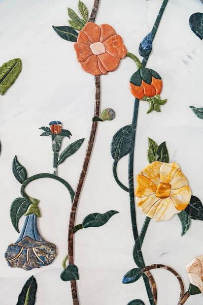 Büyük Sheik Zayed Camisi Abu Dabi arka plan süslü duvarları