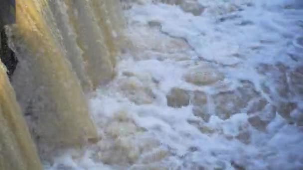 汉诺威瀑布在城市 — 图库视频影像