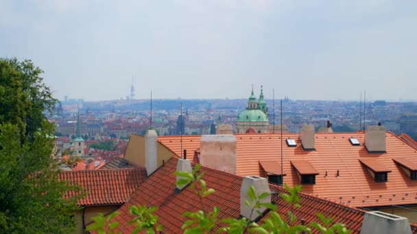 Praga bella vista della città — Video Stock