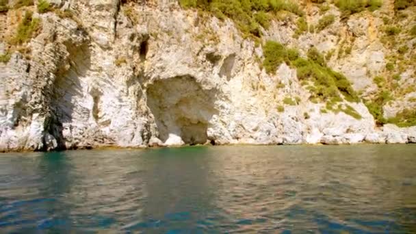 土耳其: 爱琴海和山景色 — 图库视频影像