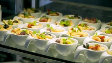 catering iş adamlarının açık büfe gıda şirket olay sırasında almak.