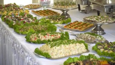 catering iş adamlarının açık büfe gıda şirket olay sırasında almak.
