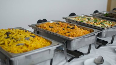 Mutfak mutfak büfe akşam yemeği yemek kutlama parti kavramı yemek Catering
