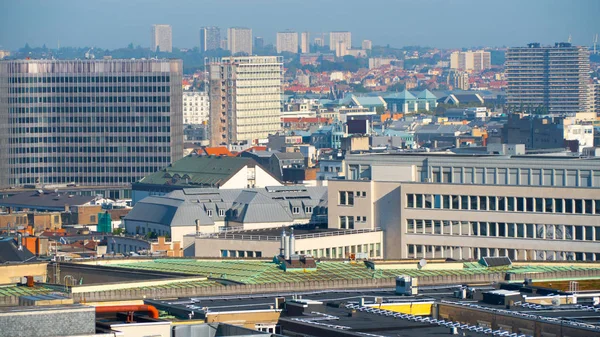 Bruselas hermosas vistas de la ciudad — Foto de Stock