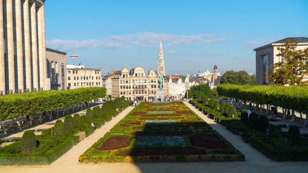 Bruselas hermosas vistas de la ciudad — Foto de Stock