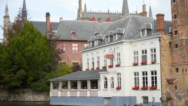 Belgique Bruges Vue Sur Ville — Video