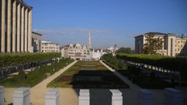 Belçika Brüksel şehir manzaraları gündüz