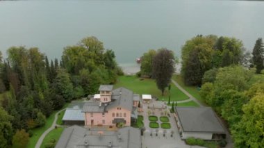 Göl Starnberger See Bavyera hava