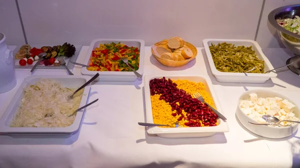 Buffetten worden prachtig op de tafel — Stockfoto