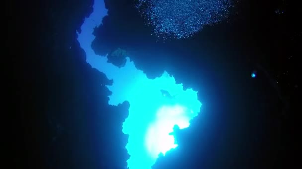 Egypte Dahab plongée dans la mer rouge — Video