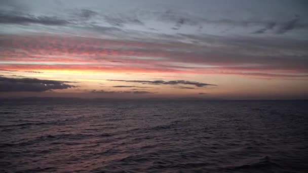 红海上的埃及黎明 — 图库视频影像