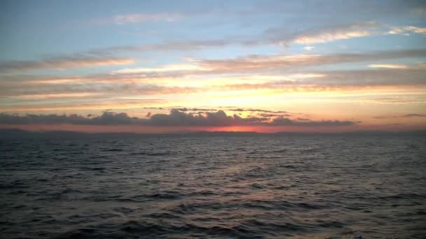 Egito amanhecer no mar Vermelho — Vídeo de Stock