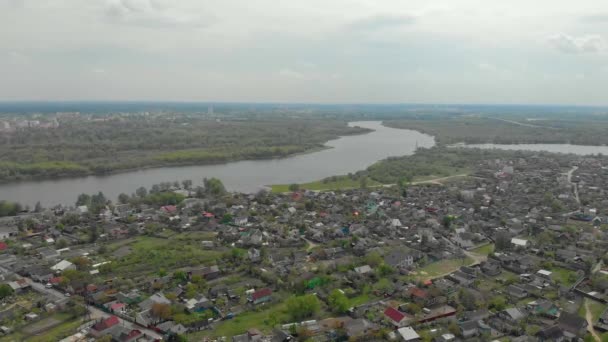 Gomel, Bielorrússia fotografias aéreas — Vídeo de Stock