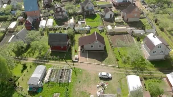 Biélorussie forêts et champs photographie aérienne — Video