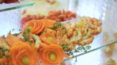 Mutfak mutfak büfe akşam yemeği yemek kutlama parti kavramı yemek Catering