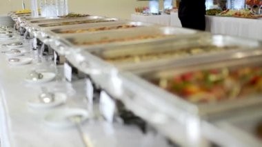 Mutfak mutfak büfe akşam yemeği yemek kutlama parti kavramı yemek Catering