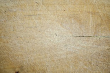 Eski kesme iç yönetim kurulu doku. Kullanılan ve yaşlı kesme tahtası yakın çekim.