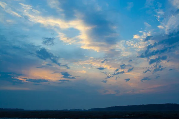 Sunrise on river — Stock Photo, Image