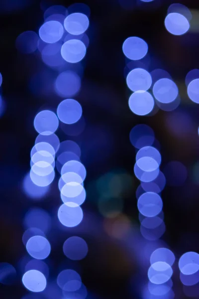 Luces azules bokeh —  Fotos de Stock