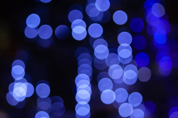 Luces azules bokeh —  Fotos de Stock