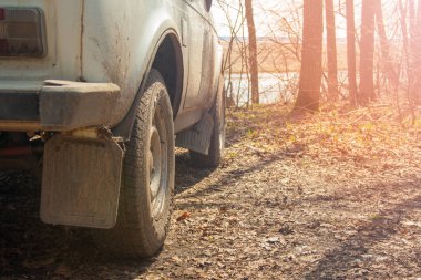 kirli araba tekerleği