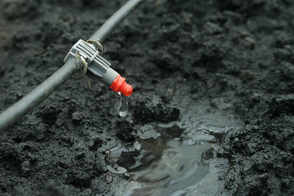 Irrigation system close up