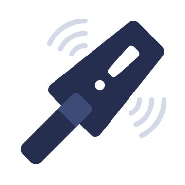 Havaalanı Güvenlik Tarayıcısı simge vektör illüstrasyon tasarımı