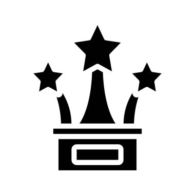 Kupa. Web simgesi basit tasarım