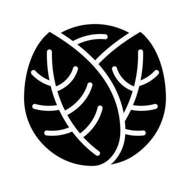 β sel Sprout web simgesi vektör illüstrasyonu