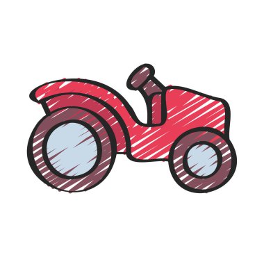 çiftlik traktörü çizimi      