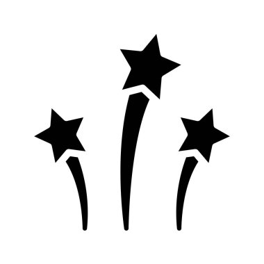 Kayan Yıldızlar simgelerinin vektör illüstrasyonu  