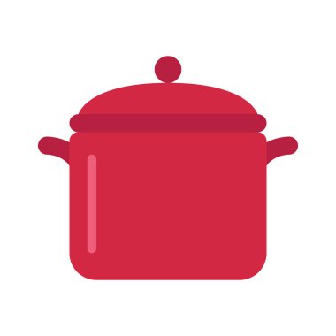 yemek pot ikonu vektör illüstrasyonu          