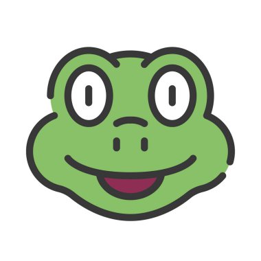 Frog web icon vector illustration