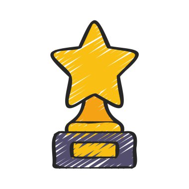 Kupa. Web simgesi basit tasarım