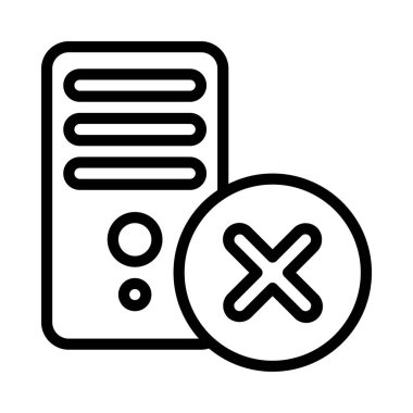 kişisel bilgisayar simgesi, vektör illüstrasyonu basit tasarım