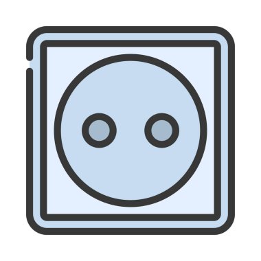 Avrupa Eklenti ikonu vektör illüstrasyon tasarımı