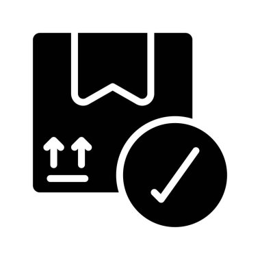 Kutu Web simgesi vektör illüstrasyonunu tamamla