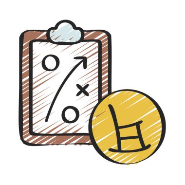 Emeklilik Planlama web simgesi vektör çizimi