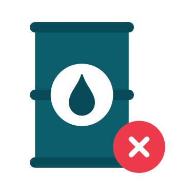 Yağ ağ ikonu vektör illüstrasyonu yok