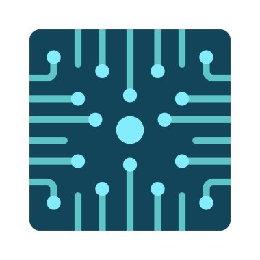  Teknoloji simgesi vektör illüstrasyon tasarımı