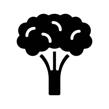 Brokoli web simgesi vektör çizimi