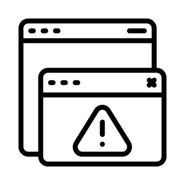 Web sitesi simgesi, vektör illüstrasyonu basit tasarım