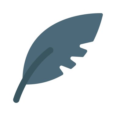 Tüysüz simge, vektör illüstrasyonu