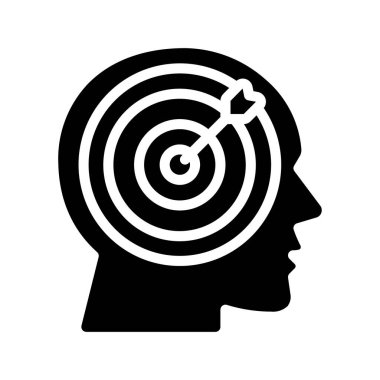 hedef simge vektör illüstrasyonu
