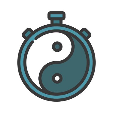 Zaman düzlüğü simgesi, vektör illüstrasyonuName 